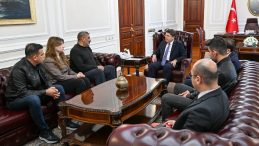 Bakan Tun&ccedil;, Rojin Kabaiş'in Ailesiyle Bir Araya Geldi