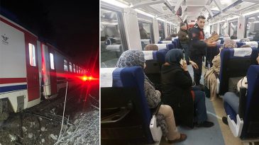 Balıkesir'de Toprak Kayması: Yolcu Treni Raydan &Ccedil;ıktı, 1 Yaralı