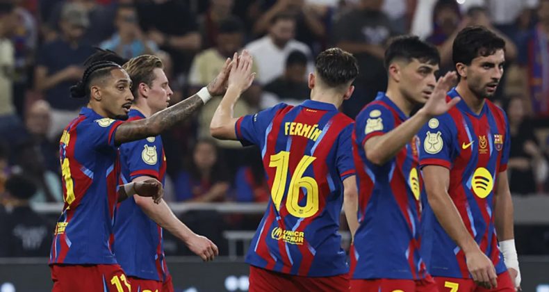 Barcelona, İspanya S&uuml;per Kupa Finaline Y&uuml;kseldi