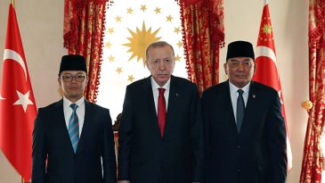 Başkan Erdoğan, Endonezya'nın Dışişleri ve Savunma Bakanlarını Ağırladı