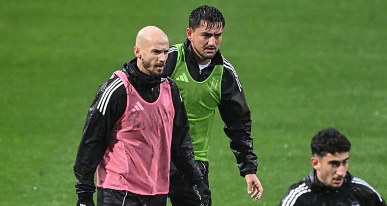 Beşiktaş&rsquo;ta Cengiz &Uuml;nder Takımla Birlikte &Ccedil;alıştı!