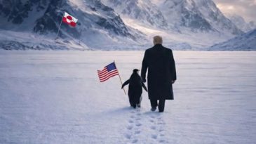 Beyaz Saray&rsquo;dan penguenli &lsquo;Gr&ouml;nland&rsquo; paylaşımı