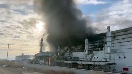 Biyok&uuml;tle Enerji Santralinde Tehlikeli Yangın