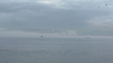 &Ccedil;anakkale Boğazı, Sis Nedeniyle İki Y&ouml;nl&uuml; Ulaşıma Kapalı