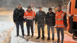 &Ccedil;elikhan-Malatya Karayolu Kar Yağışı Nedeniyle Kapandı!