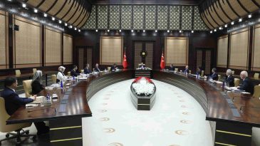 Cumhurbaşkanı Erdoğan, Cumhurbaşkanlığı Politika Kurullarını Ağırladı