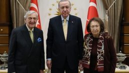 Cumhurbaşkanı Erdoğan, İş D&uuml;nyasının &Ouml;nemli İsimleri Ko&ccedil; ve Arsel ile Bir Araya Geldi