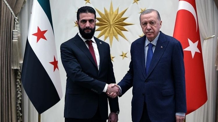 Cumhurbaşkanı Erdoğan, Suriye Cumhurbaşkanı Şara ile g&ouml;r&uuml;şme ger&ccedil;ekleştirdi