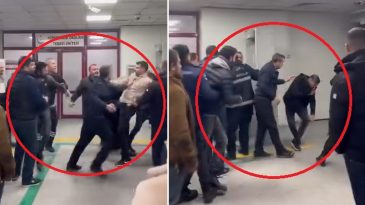 Diyarbakır'da Hastanede Bı&ccedil;aklı Kavga &Ccedil;ıktı