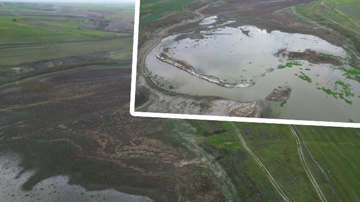 Doğu'da Kar, Batı'da Kuraklık: Sulama ve İ&ccedil;me Suyu Ama&ccedil;lı Kullanılan G&ouml;lette Su T&uuml;keniyor