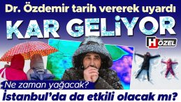 Dr. &Ouml;zdemir tarih vererek uyardı: Kar geliyor! Ne zaman yağacak, İstanbul&rsquo;da da etkili olacak mı?