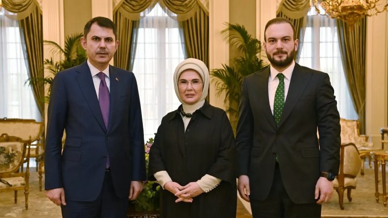 Emine Erdoğan, Bakan Kurum ve Ağırbaş'ı Ağırladı