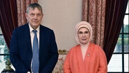 Emine Erdoğan, UNRWA Genel Komiseri Lazzarini ile G&ouml;r&uuml;şt&uuml;