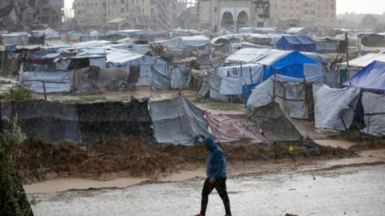 Gazze&rsquo;de İnsanlık Dramı: 12 G&uuml;nl&uuml;k Bebek Soğuktan Hayatını Kaybetti