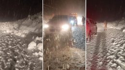 Hakkari'de &Ccedil;ığ Olayı: Bir&ccedil;ok Ara&ccedil; Yolda Kaldı