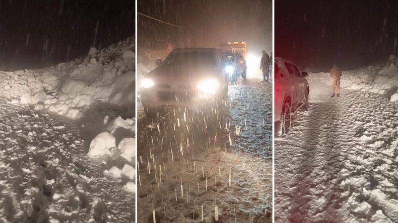 Hakkari'de Çığ Olayı: Birçok Araç Yolda Kaldı