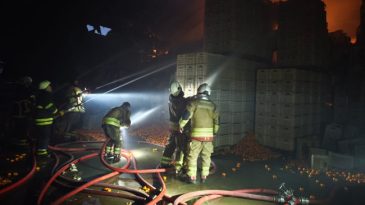 Hatay'da Narenciye Tesisinde Yangın: 60 İş&ccedil;i Tahliye Edildi, 1 İş&ccedil;i Hayatını Kaybetti