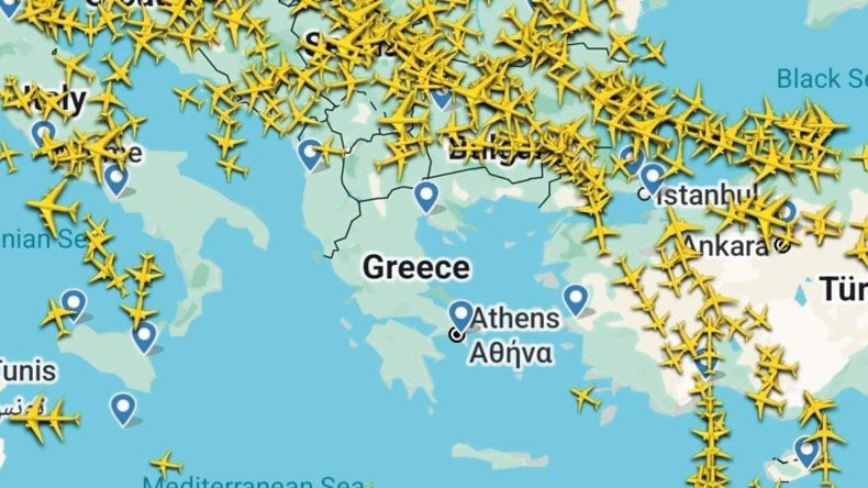 İstanbul Hava Sahasında Yunanistan Trafiği
