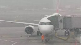 İstanbul Havalimanı'nda Kar Yağışı Sayesinde Beyaz Bir Manzara Oluştu