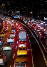İstanbul'da Trafik Yoğunluğu Y&uuml;zde 87'ye Ulaştı