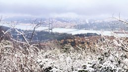 İstanbul&rsquo;da Kar Manzaraları