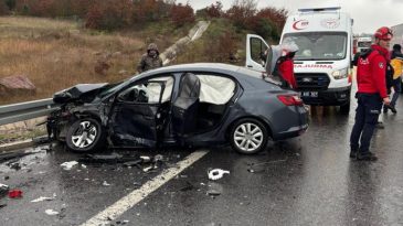 İzmir-İstanbul Otoyolu'nda Zincirleme Kaza: 1 Kişi Hayatını Kaybetti, 10 Yaralı