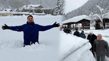 Kar kalınlığı 1 metreyi aştı! 'B&ouml;yle bir karı hi&ccedil;bir yerde bulamazsınız'