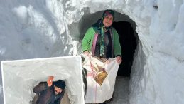 Kar T&uuml;nelleri ile Hayatlarını S&uuml;rd&uuml;r&uuml;yorlar: Kış Zorluğu