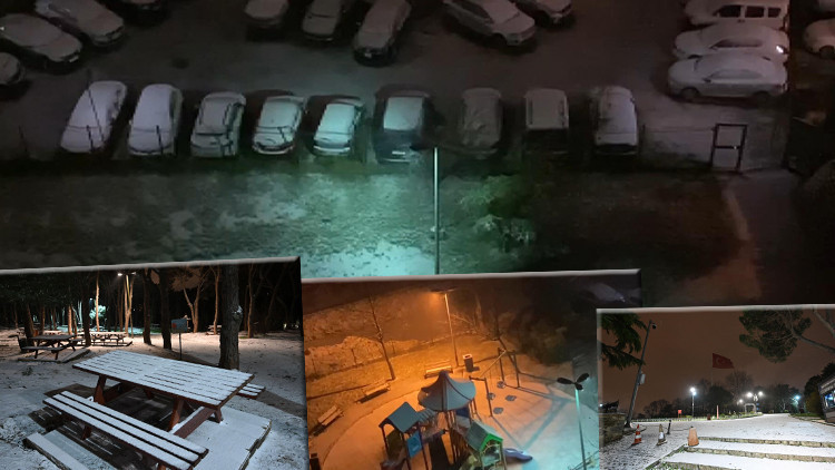 Kar Yağışı İstanbul'u Beyaza B&uuml;r&uuml;d&uuml;