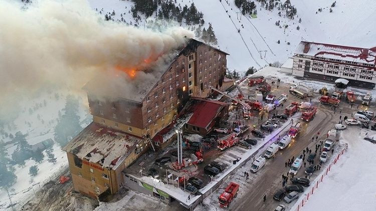 Kartalkaya Otel Yangını Raporu TBMM Başkanı Kurtulmuş'a Sunuldu