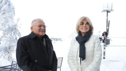 Kayseri B&uuml;y&uuml;kşehir Belediye Başkanı B&uuml;y&uuml;kkılı&ccedil;, Eski Başbakan Tansu &Ccedil;iller&rsquo;e Erciyes&rsquo;i Tanıttı