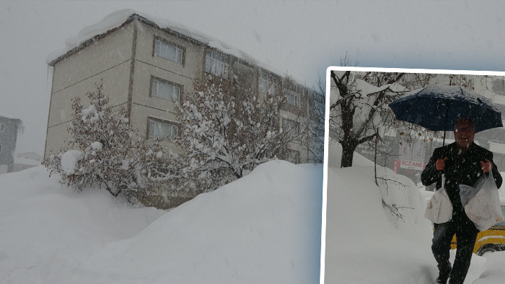 Kentte Kar Kalınlığı 152 Santimetreye Ulaştı! 211 Yerleşim Yerine Ulaşım Sağlanamıyor