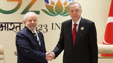&Ouml;nemli Gelişme: Cumhurbaşkanı Erdoğan, Brezilya Devlet Başkanı Silva ile Bir Araya Geldi