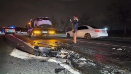 Sancaktepe&rsquo;de Ters Şeritte İlerleyen Otomobil Dehşet Sa&ccedil;tı