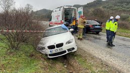 Şarampole devrilen otomobilde yaralı kişi bulundu!
