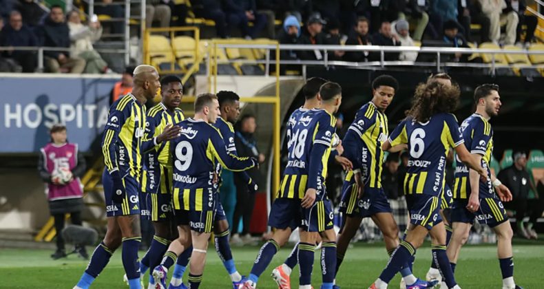 SON DAKİKA | Alanya&rsquo;da kazanan Fenerbah&ccedil;e! Galatasaray ile fark 1&rsquo;e d&uuml;şt&uuml;