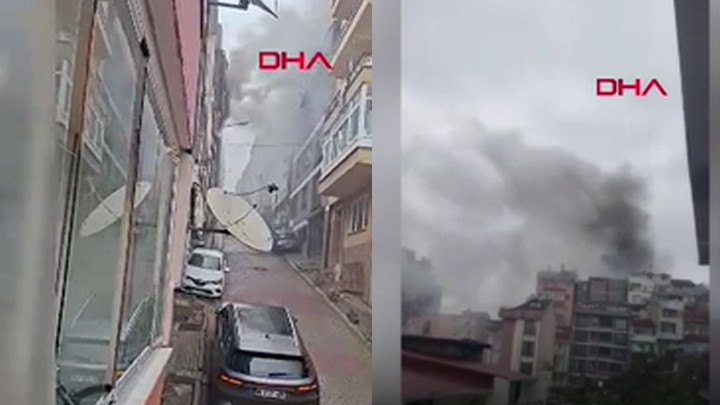 Son dakika… Kağıthane'de 4 Katlı Binada Yangın! &Ccedil;ok Sayıda Ekip Sevk Edildi