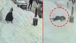 SON DAKİKA: O ilimizde akılalmaz olay! Yolda y&uuml;r&uuml;rken gelen &ouml;l&uuml;m! G&ouml;renler şaştı kaldı: O anlar kamerada