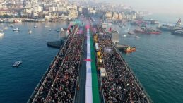 SON DAKİKA&hellip; İstanbul'dan Gazze'ye Destek! Filistin Meselesi Bizim İ&ccedil;in Kırmızı &Ccedil;izgi! Gazze &Ouml;zg&uuml;r Olana Kadar M&uuml;cadelemiz Devam Edecek!