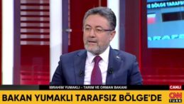 Tarım ve Orman Bakanı İbrahim Yumaklı, CNN T&uuml;rk'te Soruları Yanıtladı
