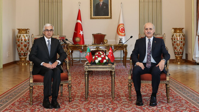TBMM Başkanı Kurtulmuş, Portekiz Cumhuriyet Meclisi Başkanı Aguiar-Branco ile Meclis'te g&ouml;r&uuml;şt&uuml;