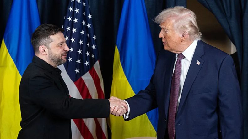 Trump, Davos'ta Zelenski ile Buluştu