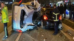 Yakıtı Bitmiş Ara&ccedil;ta Beklerken Hafif Ticari Ara&ccedil; &Ccedil;arpan Mobilyacı Hayatını Kaybetti