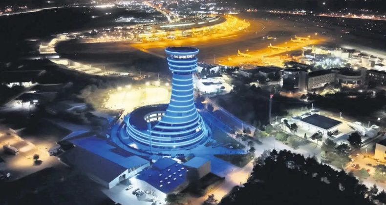 Yeni kule ve &uuml;&ccedil;&uuml;nc&uuml; pist hizmete giriyor