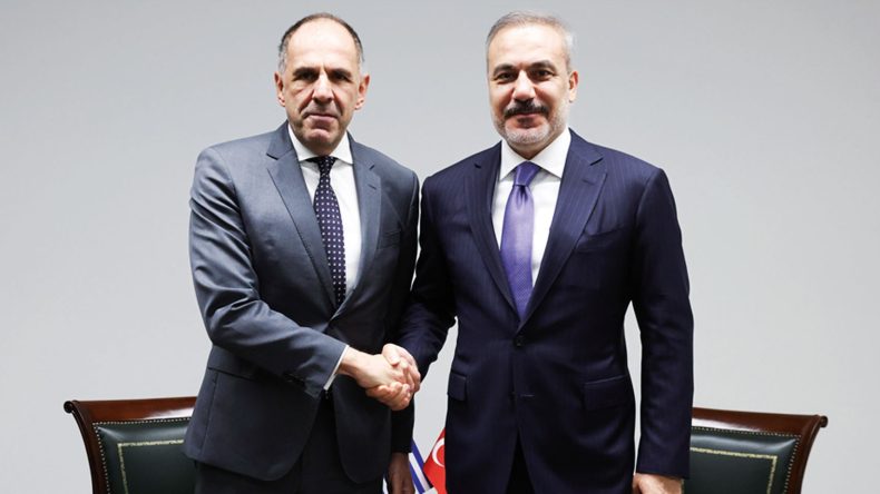 Yunan Mevkidaşıyla G&ouml;r&uuml;şme Ger&ccedil;ekleştirildi