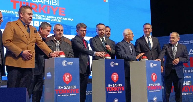 Y&uuml;zyılın Konut Projesi Amasya Kura &Ccedil;ekimleri Ger&ccedil;ekleşti