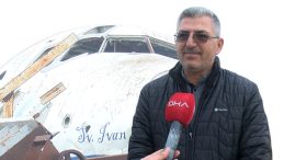 'U&ccedil;aklı Hurdacı' olarak biliniyor: 80 bin TL'ye alıp par&ccedil;alar halinde taşıdığı u&ccedil;ağı, 2.5 milyon TL'ye satışa sundu