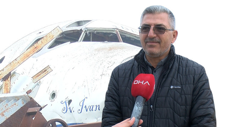 'U&ccedil;aklı Hurdacı' olarak biliniyor: 80 bin TL'ye alıp par&ccedil;alar halinde taşıdığı u&ccedil;ağı, 2.5 milyon TL'ye satışa sundu