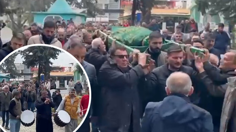 27 Yaşındaki Gen&ccedil; İ&ccedil;in Cenaze T&ouml;reninde Aile Geleneği: Davul ve Zurna &Ccedil;alındı