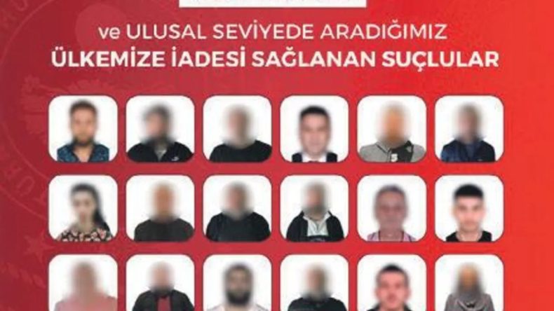 41 Firari Türkiye'ye İade Edildi